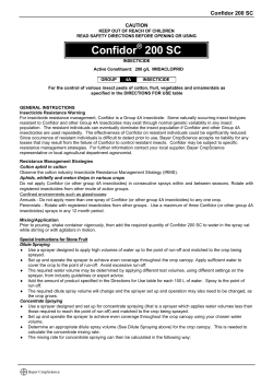 Confidor 200 SC - Federal Pest Control