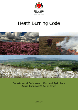 Heath Burning Code - Isle of Man Government