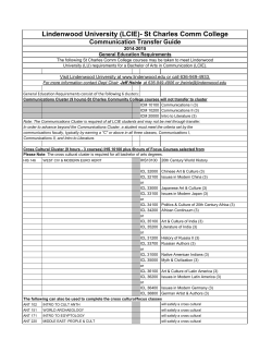 Communications - Lindenwood University