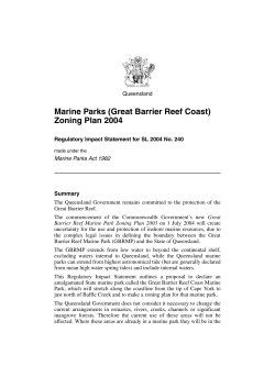 Marine Parks (Great Barrier Reef Coast) Zoning Plan 2004