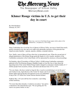 Khmer Rouge victims in US to get their day in court