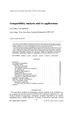 Compatibility analysis and its applications
