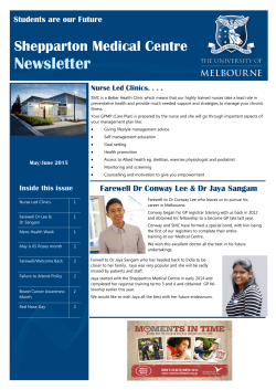 Newsletter - Shepparton Medical Centre