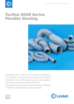 Tecflex 800S Series Flexible Ducting