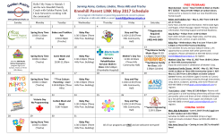 May 2017 Calendar - Golden Prairie Parent Link Centre