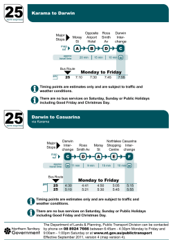Route 25 public bus timetable