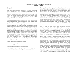 A Portrait of the Artist as a Young Man, James Joyce Chapter 3 and