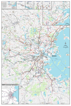 MBTA System Map - Back