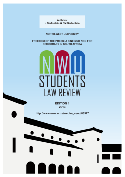 Freedom of the press: A sine quo non for democracy in South