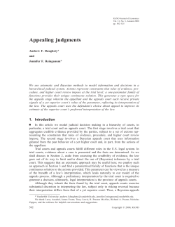 Appealing judgments - Vanderbilt University