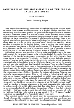 Caroline University, Prague Josef Vacliek has convincingly shown1