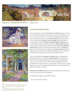 Autumn 2016 - The Irvine Museum