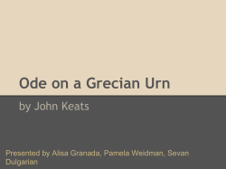 Ode on a Grecian Urn