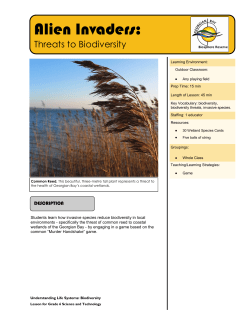 Alien Invaders: Threats to Biodiversity