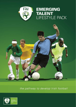 lifestyle pack - Football Association of Ireland