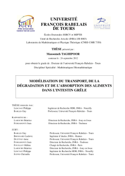 UNIVERSIT&Eacute; FRAN&Ccedil;OIS RABELAIS DE TOURS