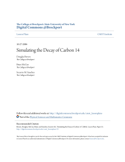 Simulating the Decay of Carbon 14