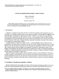 A NOTE ON ~ISCRETIZE~ ~ICHELL STRUCTURES * William