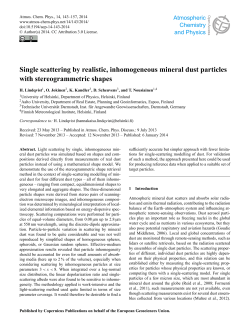 Single scattering by realistic, inhomogeneous mineral dust particles