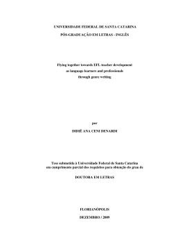 UNIVERSIDADE FEDERAL DE SANTA CATARINA P&Oacute;S