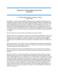 Spanish-American War Documents - History Tools.org