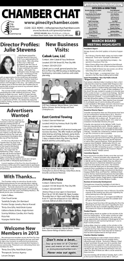 Julie Stevens - Pine City Chamber