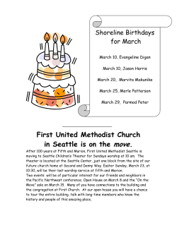 Shoreline Tidings, March 2008 - Shoreline United Methodist Church
