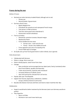 France during the war