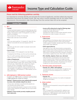 Income Type and Calculation Guide