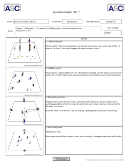 Academy Soccer Coach-Interactive Session Plan&trade; 3
