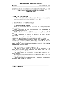 INTERNATIONAL &OElig;NOLOGICAL CODEX Mercury E-COEI-2