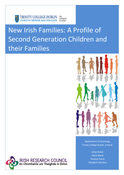 New Irish Families: A Profile of Second