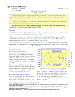 Crisis as Opportunity