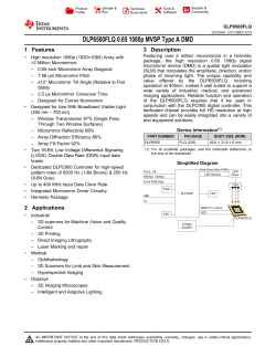 DLP6500FLQ 0.65 1080p MVSP Type A DMD