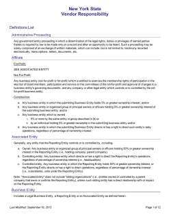 Definitions - Office of the State Comptroller