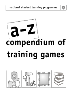 i gamesguide - Student Volunteering Network