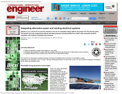 Integrating alternative power and existing electrical systems