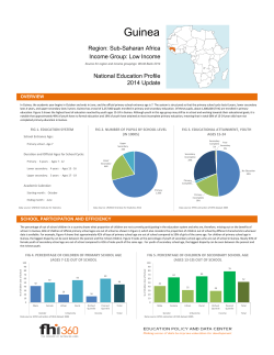 Guinea National Education Profile