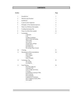 CONTENTS - USI Laminate