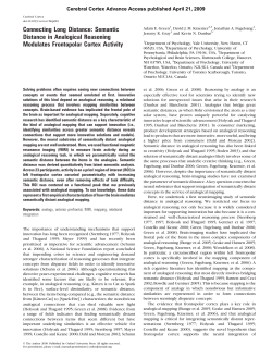 Connecting Long Distance: Semantic Distance in Analogical