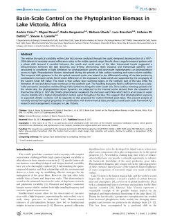 Basin-Scale Control on the Phytoplankton Biomass in Lake Victoria