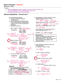 Exam 2 Practice