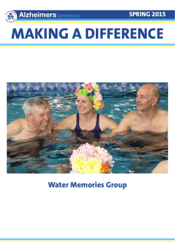 Spring 2015 - Dementia Canterbury