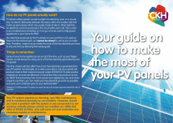 If your home has solar panels on the roof, these