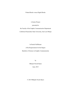 Printed Books versus Digital Books