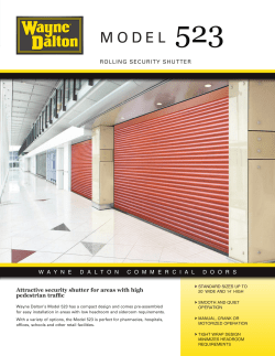 model 523 - Wayne Dalton