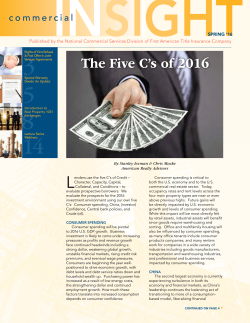 The Five C`s of 2016