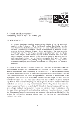 A &ldquo;fressh and lusty qwene&rdquo; - Durham University Community
