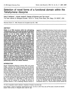 Selection of novel forms of a functional domain