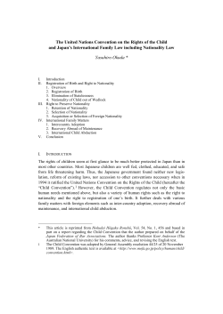 The United Nations Convention on the Rights of the Child and